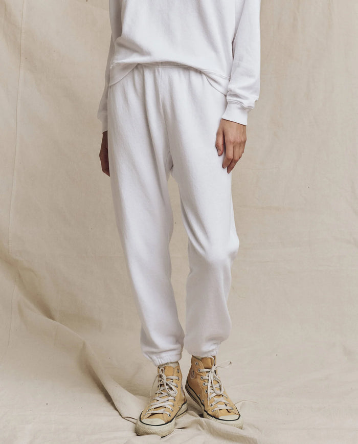 The Stadium Sweatpant, True White