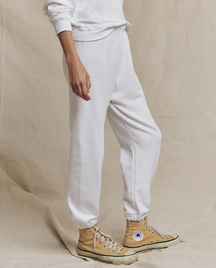 The Stadium Sweatpant, True White