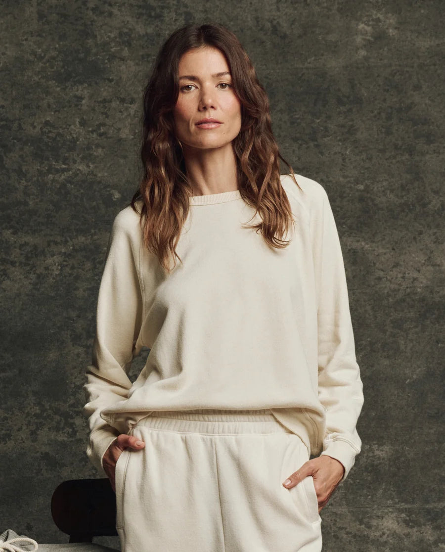 The Fleece Rookie Sweatshirt, Washed White