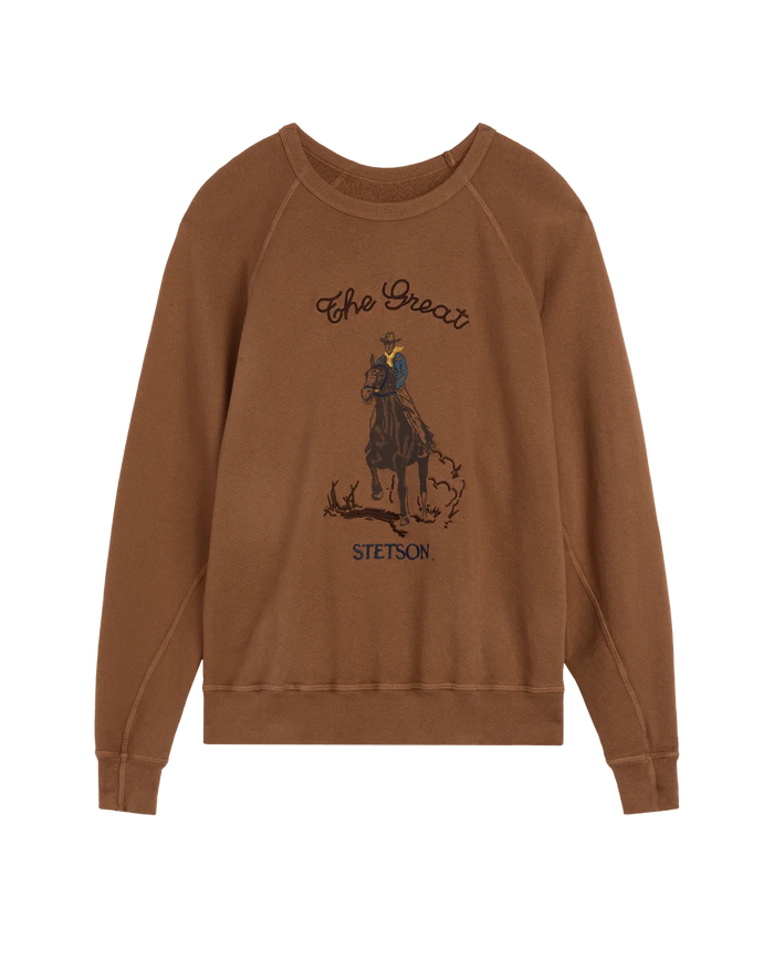 Stetson The College Sweatshirt, Tobacco