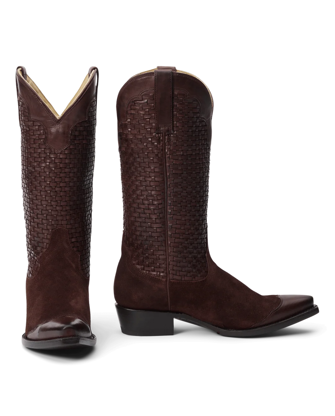 Stetson The Basket Weave Cowboy Boot, Oxblood