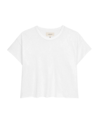 The Crop Tee, True White