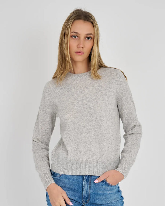 Crew Rugby Sweater, Light Heather Grey