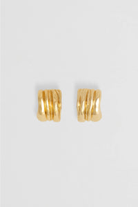 Vertigo Earrings, Gold