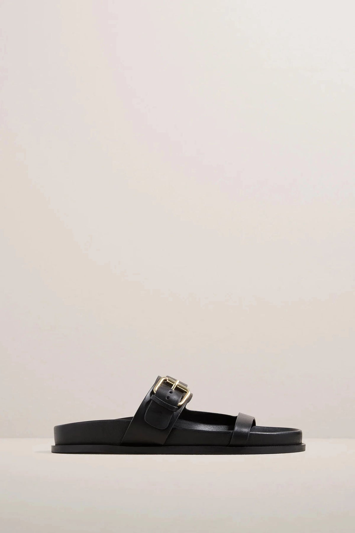 ◆PAES◆ Square Panel Sandal Black Prince Sandal, Black – Soho Boutique