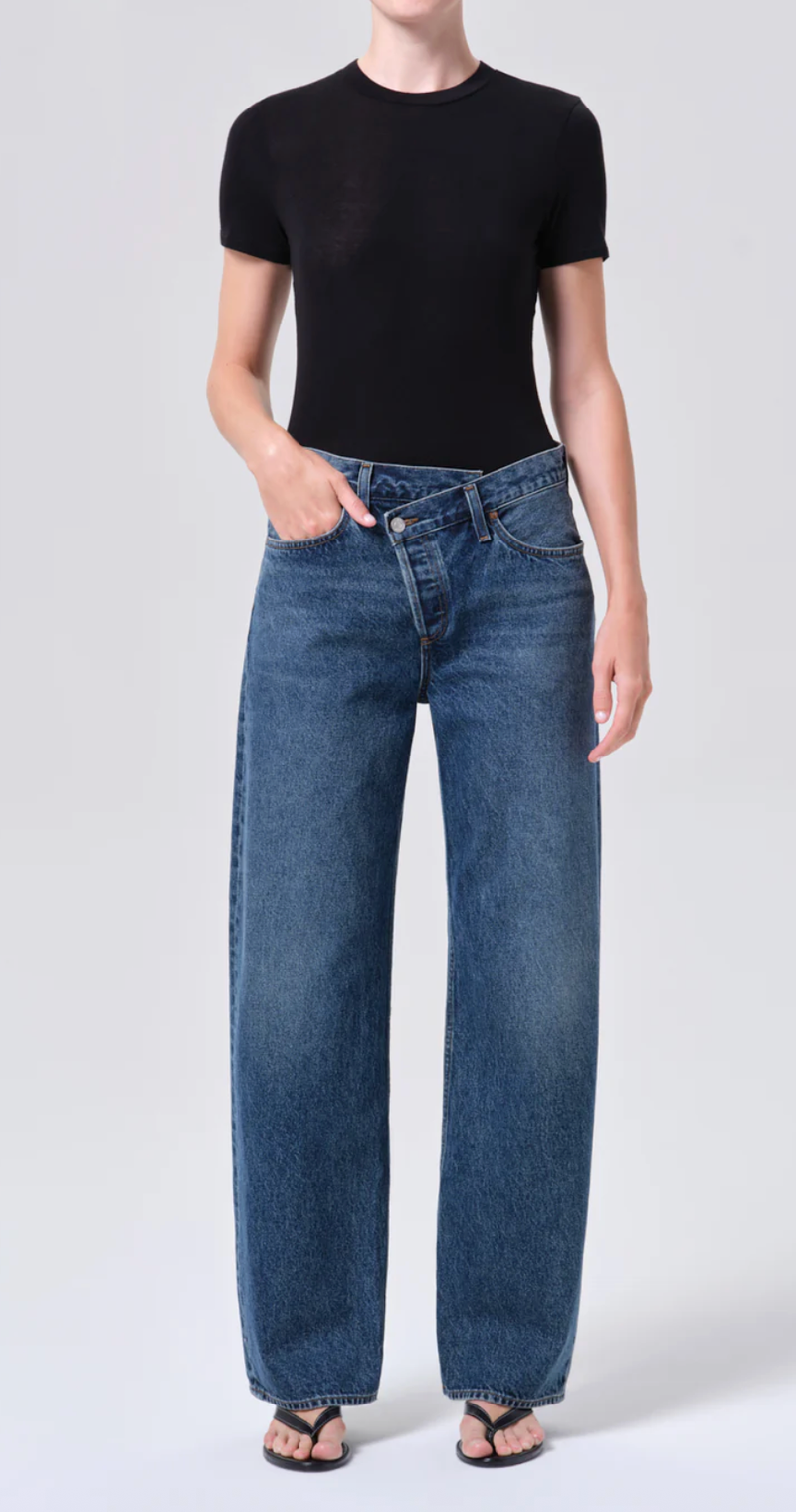 AGOLDE Denim Arc Criss Cross Jean, Form Soho-Boutique