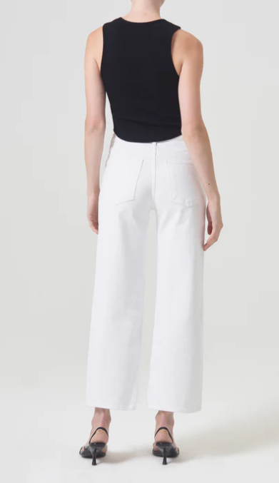 AGOLDE Denim Harper Crop, Sour Cream Soho-Boutique