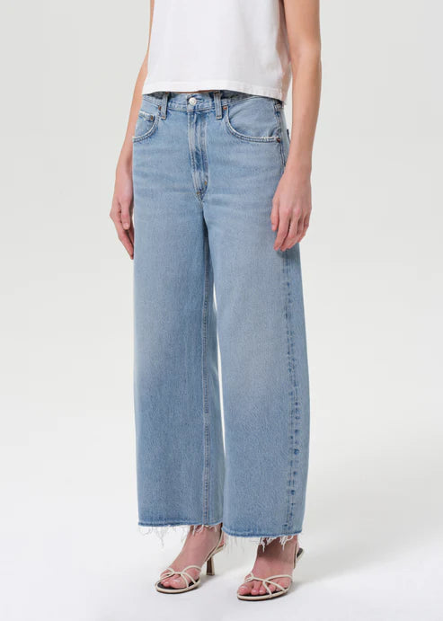 AGOLDE Denim Low Curve Fray, Force Soho-Boutique