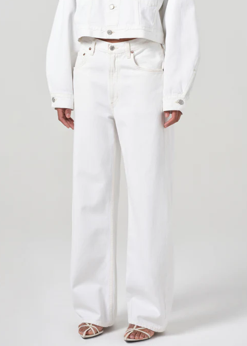 AGOLDE Denim Low Curve Jean, Milkshake Soho-Boutique