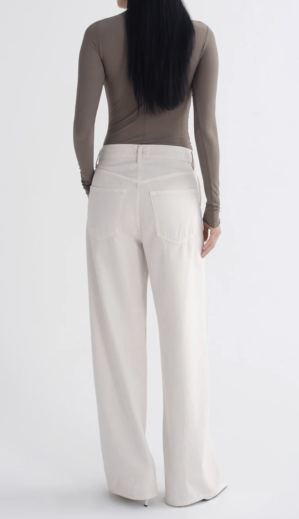 AGOLDE Denim Low Curve Utility Jean, Bone Soho-Boutique
