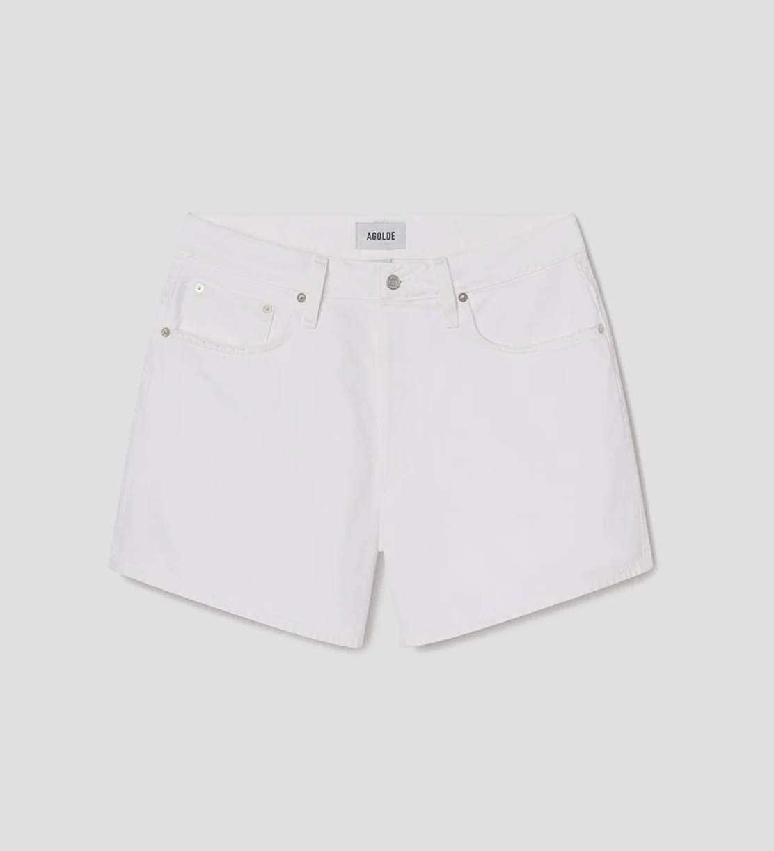 AGOLDE Shorts Leith Short, Marshmallow Soho-Boutique