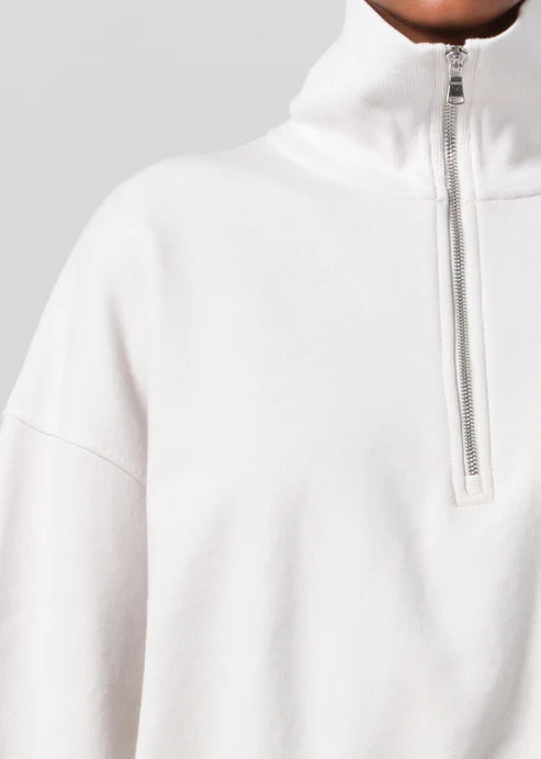 AGOLDE Sweatshirt Bethan Quarter Zip, Wired Soho-Boutique