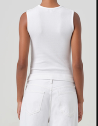 AGOLDE tank Binx Tank, White Soho-Boutique