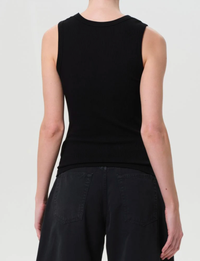AGOLDE tank Poppy Tank, Black Soho-Boutique