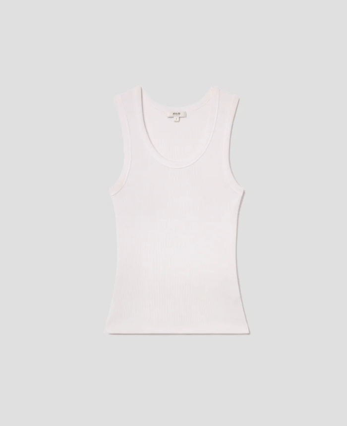 AGOLDE tank Poppy Tank, White Soho-Boutique