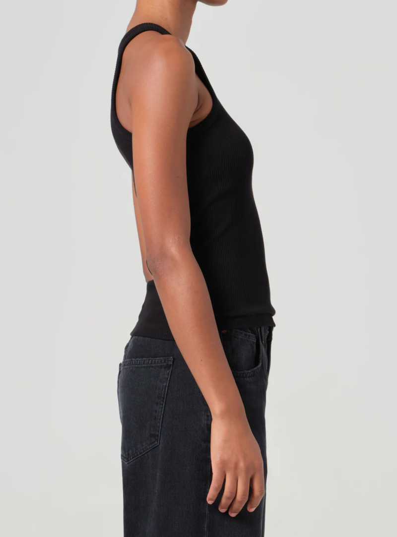 AGOLDE tank Rayne Tank, Black Soho-Boutique