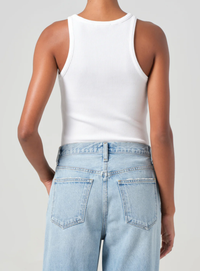 AGOLDE Tank Rayne Tank, White Soho-Boutique