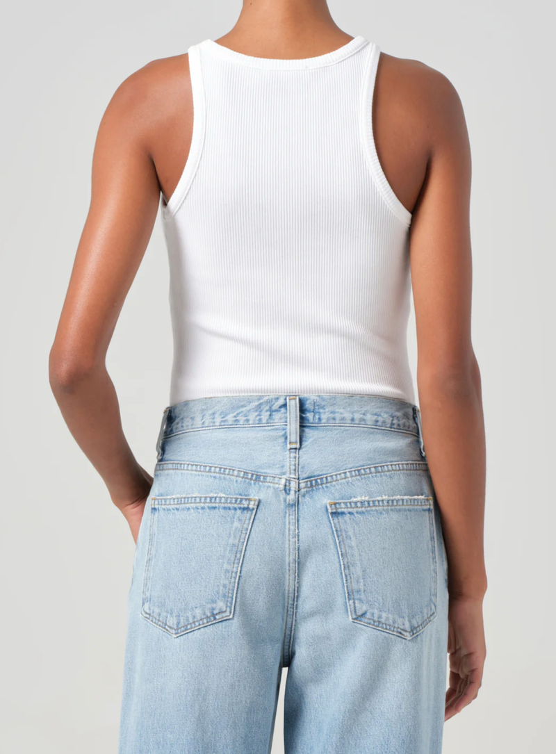 AGOLDE Tank Rayne Tank, White Soho-Boutique