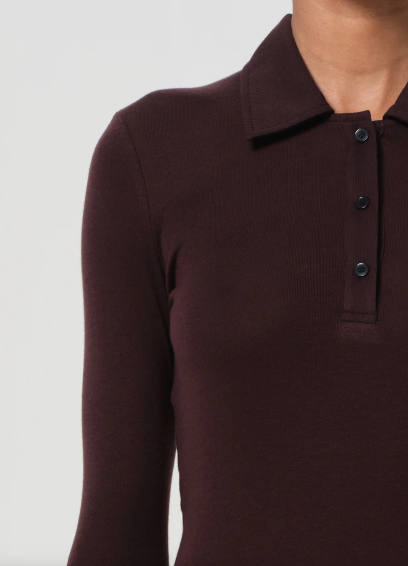 AGOLDE Top Amos Polo, Root Soho-Boutique