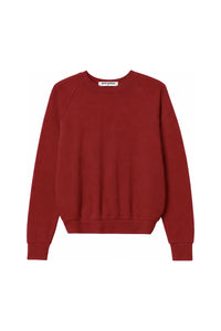 Alexi Crew Sweatshirt, Ruby Red