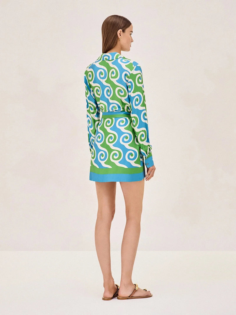 ALEXIS Cann Tunic, Swirl Print Soho-Boutique