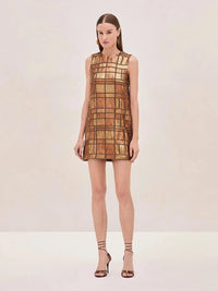 ALEXIS Dress Emani Dress, Bronze Soho-Boutique