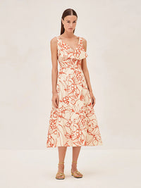ALEXIS Dress Vermeer Dress, Orange Brush Soho-Boutique