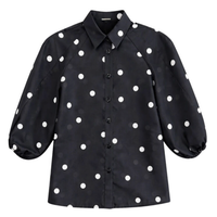 ALEXIS Top Cambridge Top, Black White Soho-Boutique