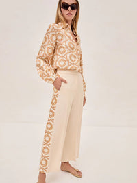 ALEXIS Top Maraville Top, Ivory Orange Soho-Boutique