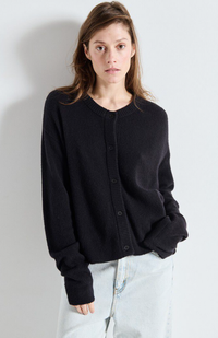 American Vintage Sweater Damsville Cardigan, Black Soho-Boutique
