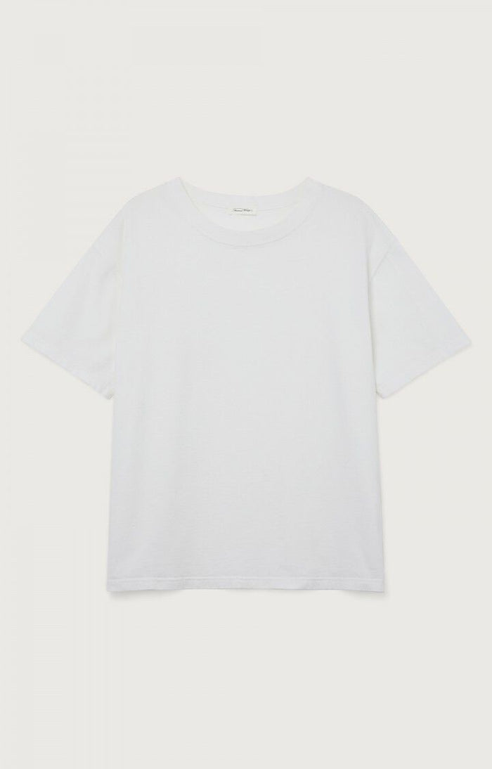 American Vintage T-Shirt Fizvalley T-Shirt, White Soho-Boutique