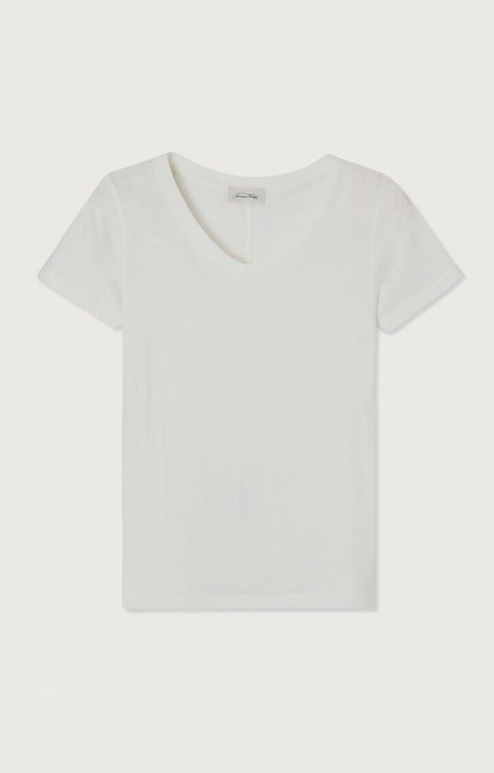 American Vintage T-Shirt Gamipy T-Shirt, White Soho-Boutique
