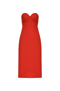 ANDRES OTALORA Dress De la Isla, Coral Soho-Boutique