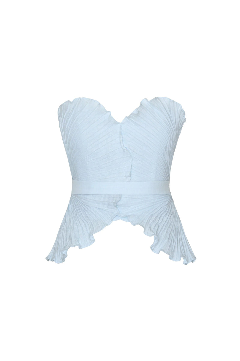 ANDRES OTALORA Dress De Tres, Baby Blue Soho-Boutique