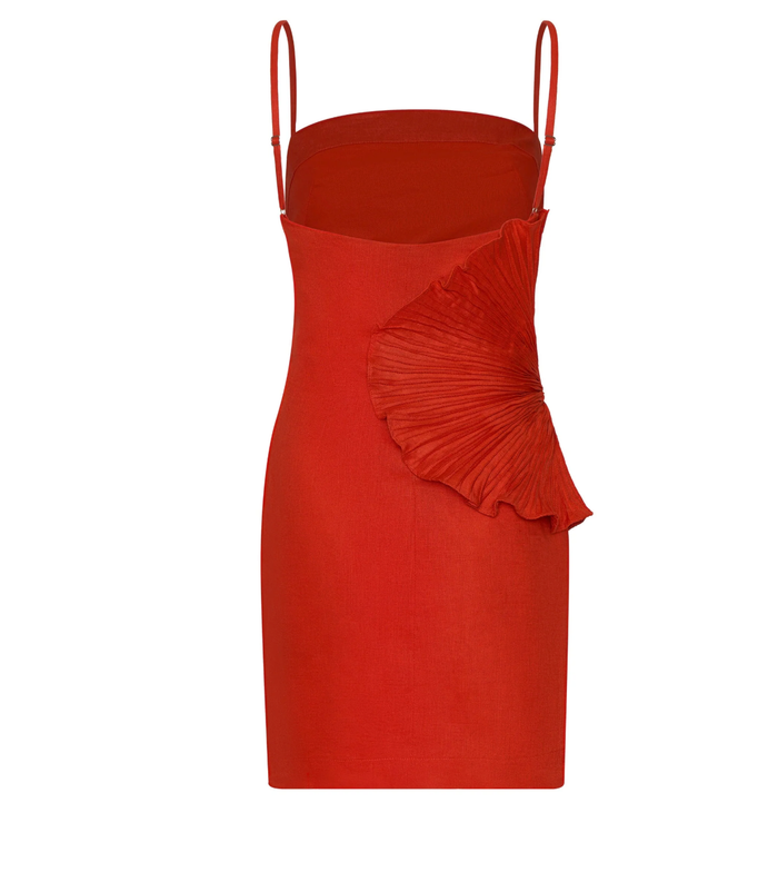 ANDRES OTALORA Dress Respiro Lento, Coral Soho-Boutique