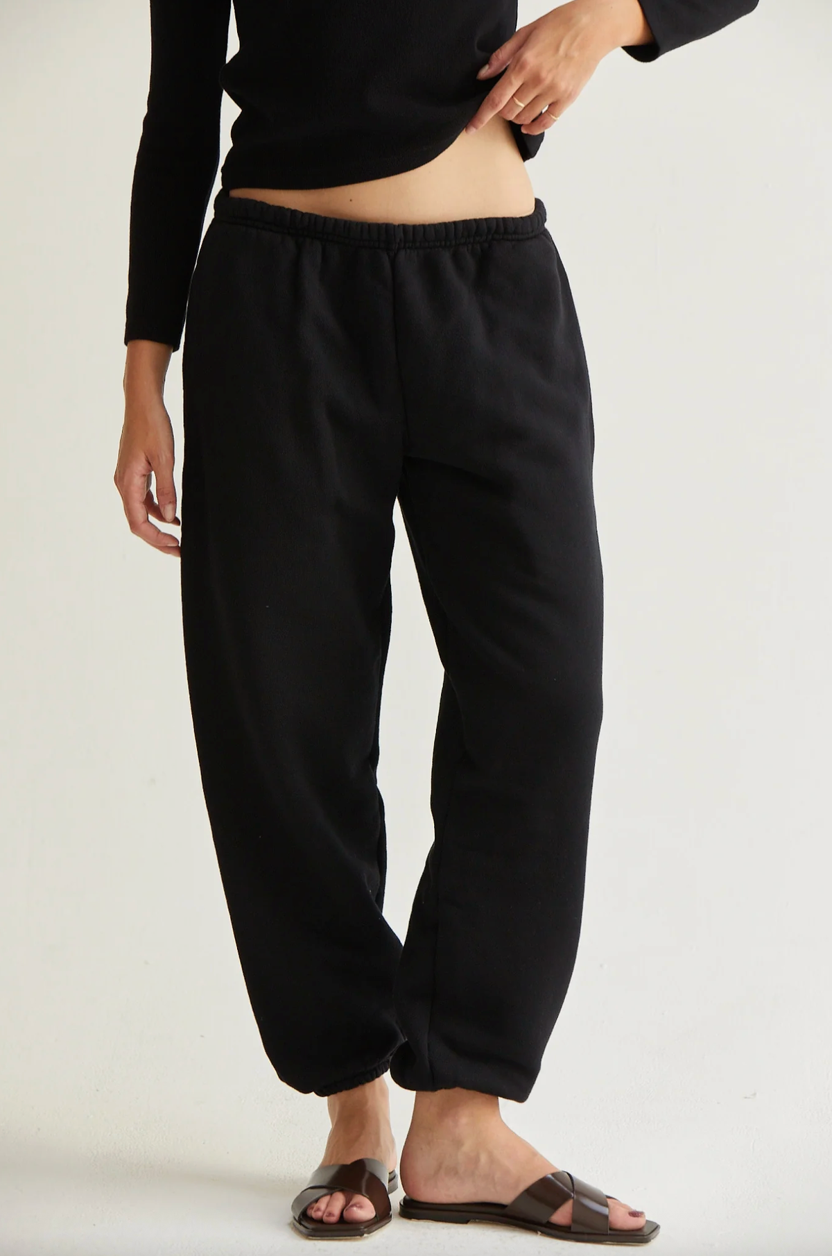 ASHER Sweatpants Sebi Sweatpant, Black Soho-Boutique
