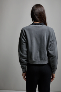 ASHER Sweatshirt Cameron Crewneck, Vintage Black Soho-Boutique