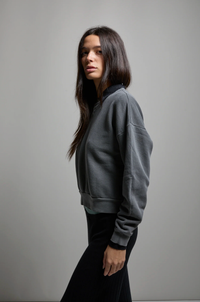 ASHER Sweatshirt Cameron Crewneck, Vintage Black Soho-Boutique