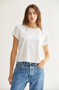 ASHER Top Marielle Classic Tee, White Soho-Boutique