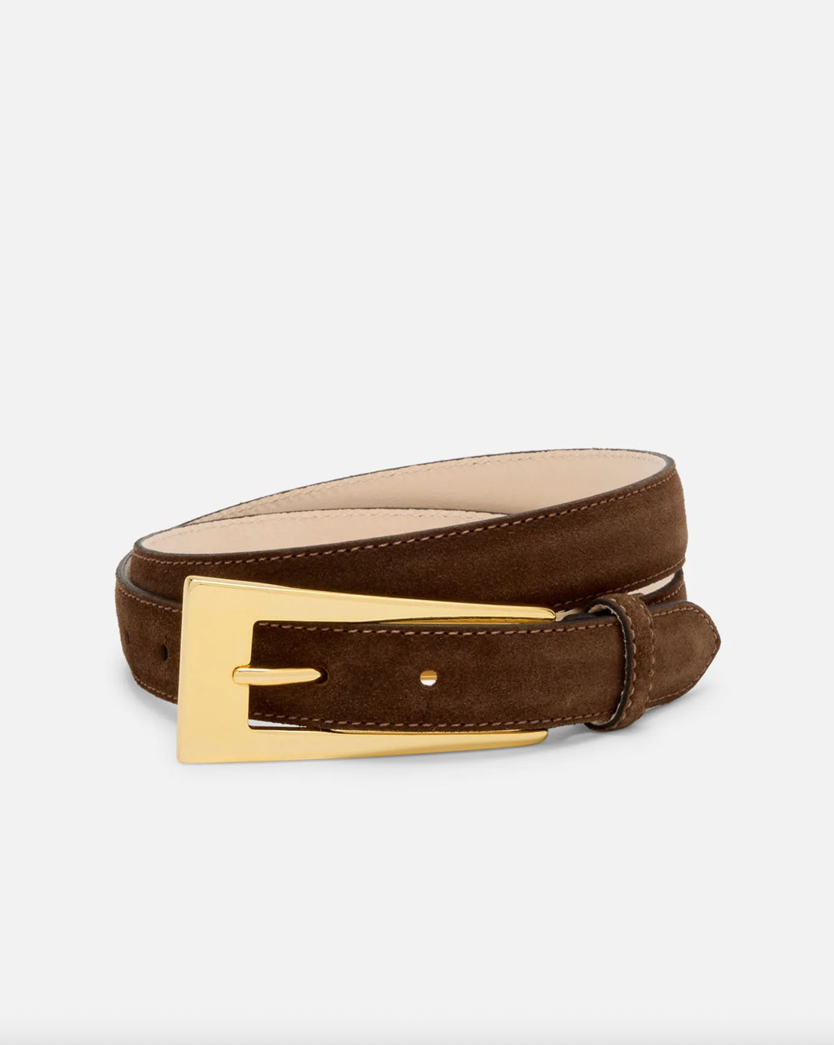 Aureum Belt No. 10 Belt, Chocolate/Gold Soho-Boutique