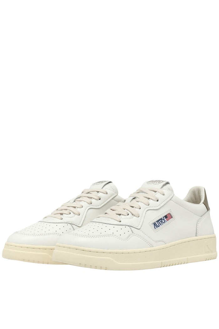 AUTRY Sneakers Medalist Low, White Grey Soho-Boutique