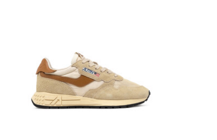 AUTRY Sneakers Reelwind Low, Beige Cacao Soho-Boutique