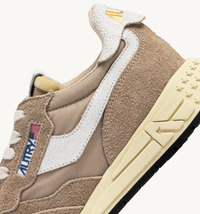 AUTRY Sneakers Reelwind Low Sneakers, Pepper and White Nylon and Suede Soho-Boutique