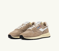 AUTRY Sneakers Reelwind Low Sneakers, Pepper and White Nylon and Suede Soho-Boutique