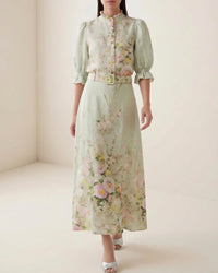 byTiMo Blouse Linen Blouse, Harmony Soho-Boutique