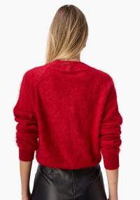 Cami NYC Cardigan Dorian Cashmere Cardigan, Poppy Soho-Boutique