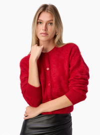 Cami NYC Cardigan Dorian Cashmere Cardigan, Poppy Soho-Boutique