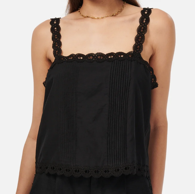 Cami NYC Tank Alessandra Cami, Black Soho-Boutique