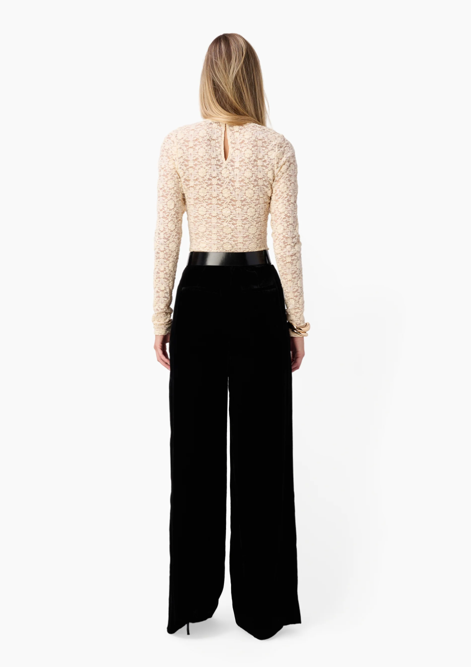 Cami NYC Top Meli Stretch Lace Top, Bone Soho-Boutique