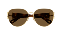Chloé Sunglasses Chloé Cat-Eye Sunglasses, Gold Havana Soho-Boutique